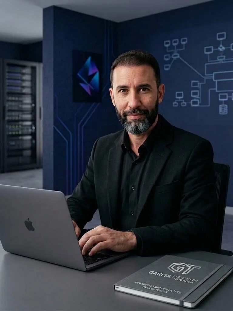 Jefferson G. Garcia, responsável técnico da Garcia | Soluções em Tecnologia